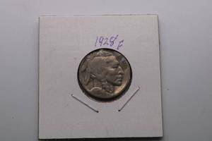 lot 37 image: 1928 Indian Head Buffalo Nickel 5C Coin1928 Indian Head Buffalo Nickel 5C Coin Ended