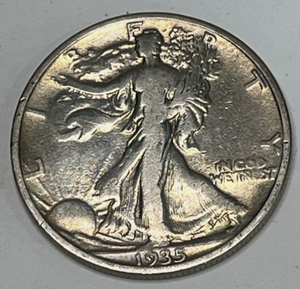 lot 64 image: 1935-S Walking Liberty Half Dollar
