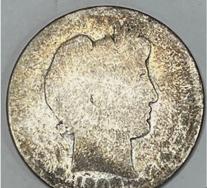 lot 70 image: 1908 Barber Half Dollar Silver Coin