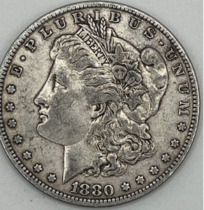lot 129 image: 1880-O Morgan Dollar -Very Good Condition