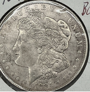 lot 131 image: 1921 Silver Dollar Morgan US Coin 90% Silver