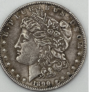lot 136 image: 1890 Morgan Silver Dollar