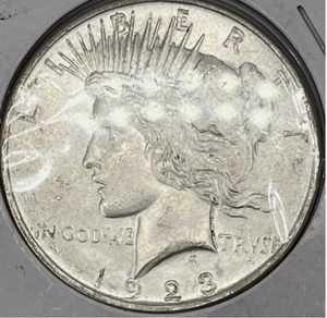 lot 146 image: 1923 - D Peace Silver Dollar