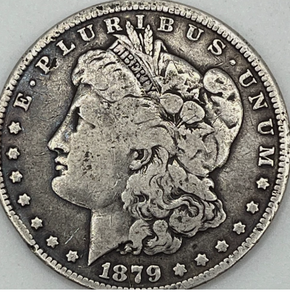 lot 148 image: 1879 MORGAN SIVLER DOLLAR COIN