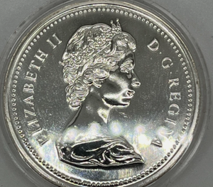 lot 149 image: Canada Silver Dollar Calgary 1875-1975 Centennial .500 Silver w CaseCanada Silver Dollar Calgary 1875-1975 Centennial .500 Silver w Case