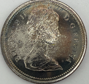 lot 150 image: 1971 Canada Silver Dollar British C. Centennial (1871-1971) .500 Silver w Case
