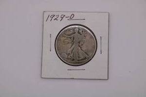 lot 185 image: 1929 D WALKING LIBERTY HALF DOLLAR
