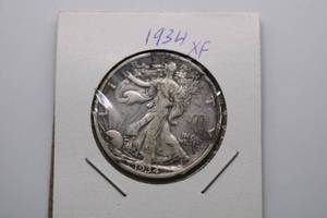 lot 203 image: 1934 Walking Liberty Half Dollar