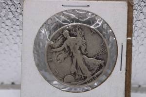 lot 217 image: 1938 Walking Liberty Half Dollar