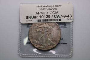 lot 218 image: 1944 Walking Liberty Half Dollar