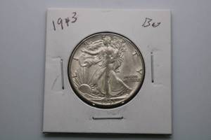 lot 219 image: 1943 Walking Liberty Silver Half Dollar