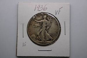 lot 225 image: 1936 Liberty Walking Half Dollar