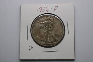 lot 228 image: 1936-D Liberty Walking Half Dollar