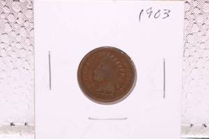 lot 261 image: 1903 Indian Head Penny