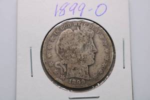 lot 274 image: 1899 O Barber Quarter
