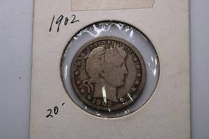 lot 278 image: 1902 Barber Quarter