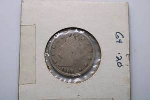 lot 281 image: 1905 P Liberty Head V Nickel
