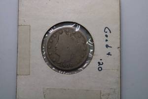 lot 282 image: 1906 P Liberty Head V Nickel