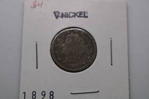 lot 287 image: 1898 Liberty Head V Nickel