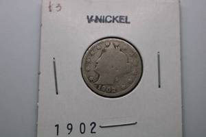 lot 288 image: 1902 Barber Nickel