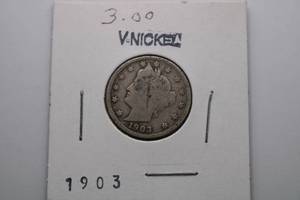 lot 294 image: 1903 (P) Liberty V Nickel