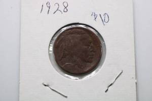 lot 298 image: 1928 Buffalo Nickel
