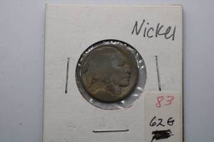 lot 309 image: INDIAN HEAD BUFFALO NICKEL-Date Unknown