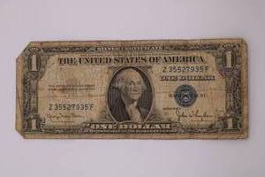 lot 360 image: 1935-D $1 Dollar Silver Certificate