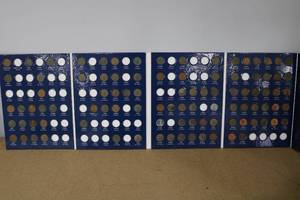 lot 469 image: Warmans Lincoln Cents 1909-1958 (Hardback)-Not complete-44 pennies missing