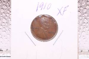 lot 382 image: 1910 P Lincoln Wheat Cent Penny