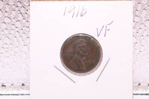 lot 393 image: 1916 Lincoln Wheat Cent