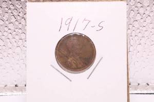 lot 395 image: 1917 S Lincoln Cent