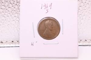 lot 399 image: 1919 S Lincoln Cent