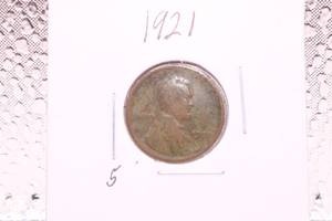lot 403 image: 1921 Lincoln Wheat Cent