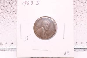 lot 407 image: 1923 S Lincoln Wheat Cent