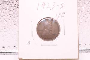 lot 408 image: 1923 S Lincoln Wheat Cent