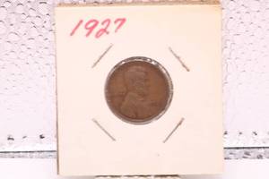 lot 417 image: 1927 Lincoln Wheat Cent