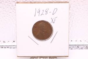 lot 418 image: 1928 D Lincoln Wheat Cent