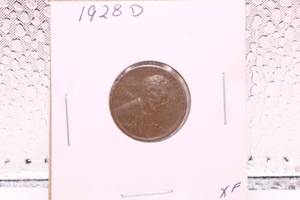 lot 419 image: 1928 D Lincoln Wheat Cent