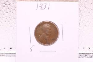 lot 424 image: 1931 Lincoln Wheat Cent
