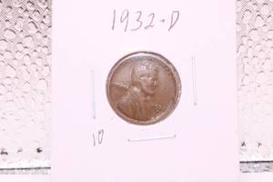 lot 427 image: 1932 D Lincoln Cent