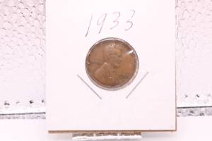 lot 428 image: 1933 Lincoln Cent