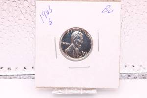 lot 430 image: 1943 S Lincoln Wheat Cent Steel
