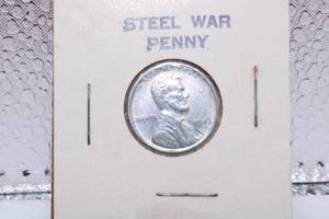 lot 433 image: 1943 Lincoln Wheat Cent Steel