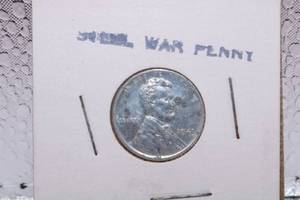 lot 434 image: 1943 Lincoln Wheat Cent Steel