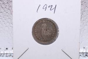 lot 450 image: 1921 B SWITZERLAND 12 FRANC