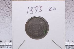 lot 451 image: 1893 Austria 20 Heller Coin