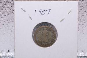 lot 452 image: 1907-S US Philippines Ten Centavos Silver Coin U.S.