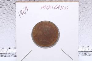 lot 457 image: Mexico - 5 Centavos - 1969