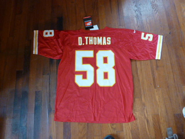lot 89 image: XL DERRICK THOMAS JERSEY WITH TAGS STILL ON IT